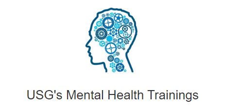 USG's Mental Health Trainings logo.
